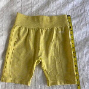 AYBL Yellow Biker Shorts Size M